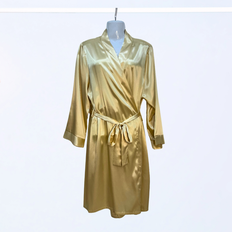 Yellow Gold Satin robe