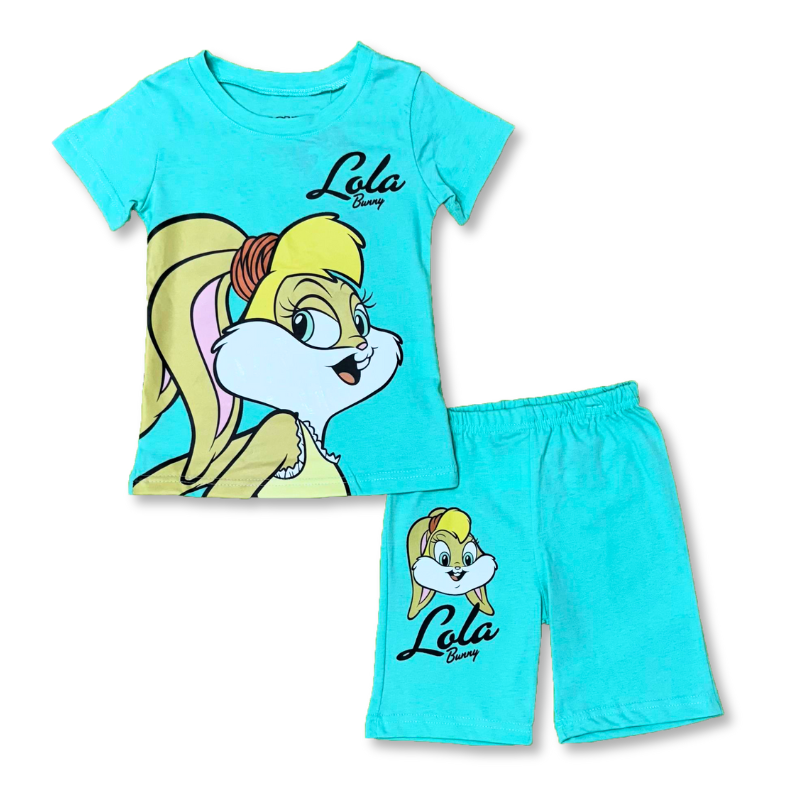 Lola Bunny Girls Summer Shorts Set