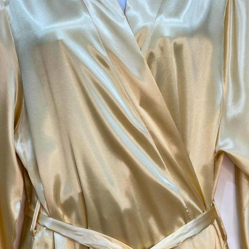 Yellow Gold Satin robe