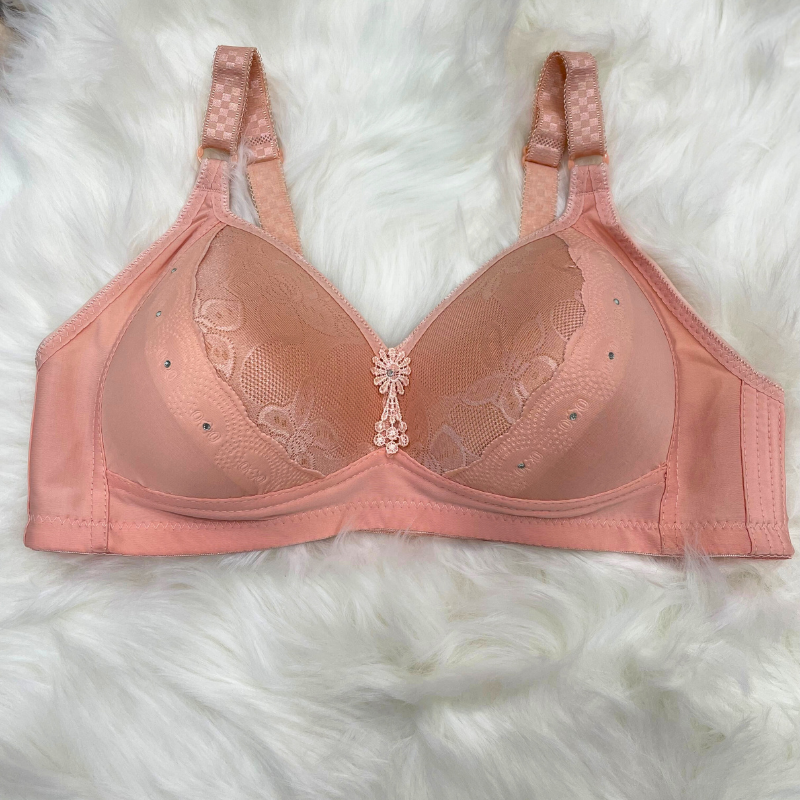 Peach Comfy & Breathable Everyday T-Shirt Bra