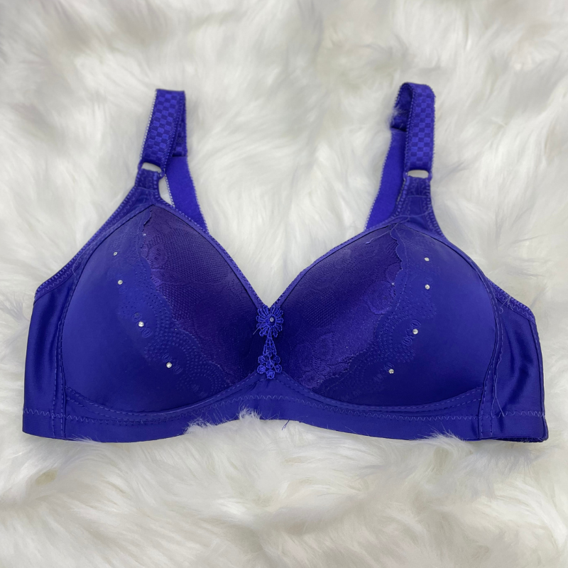 Blue Comfy & Breathable Everyday T-Shirt Bra