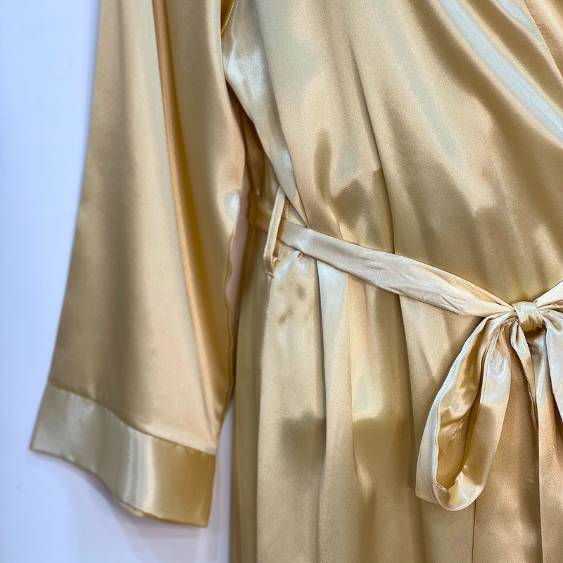 Yellow Gold Satin robe