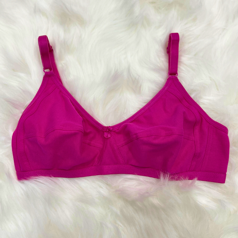 Pink Comfy & Breathable Everyday T-Shirt Bra, Non-Padded