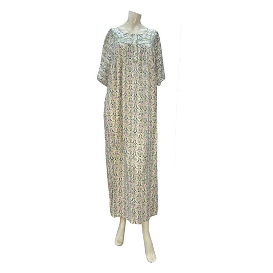 Cotton Gown- Half Sleeves