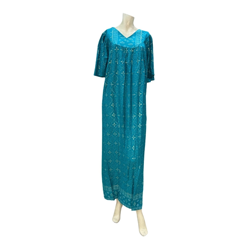 Cotton Gown- Half Sleeves