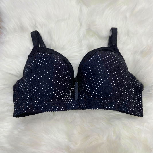 Solid Black Comfy & Breathable Everyday T-Shirt Bra