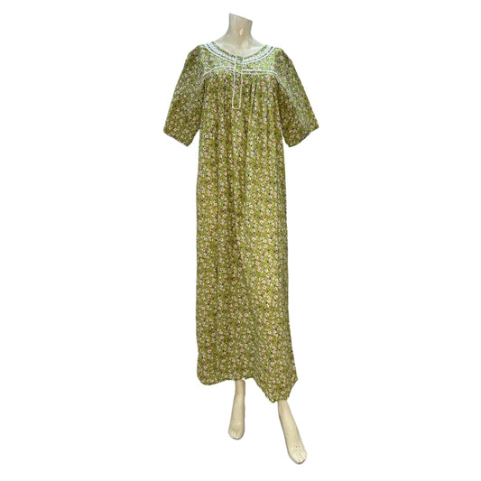 Cotton Gown- Half Sleeves