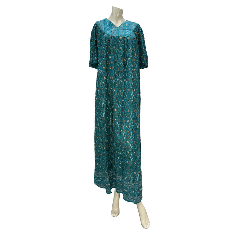 Cotton Gown- Half Sleeves