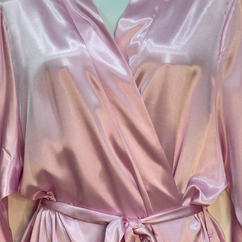 Light Pink Satin robe